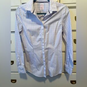 Brooks Brothers Purple Windowpane Shirt